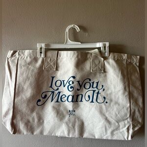 Box fox tote bag ! new